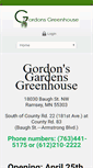 Mobile Screenshot of gordonsgreenhouse.com